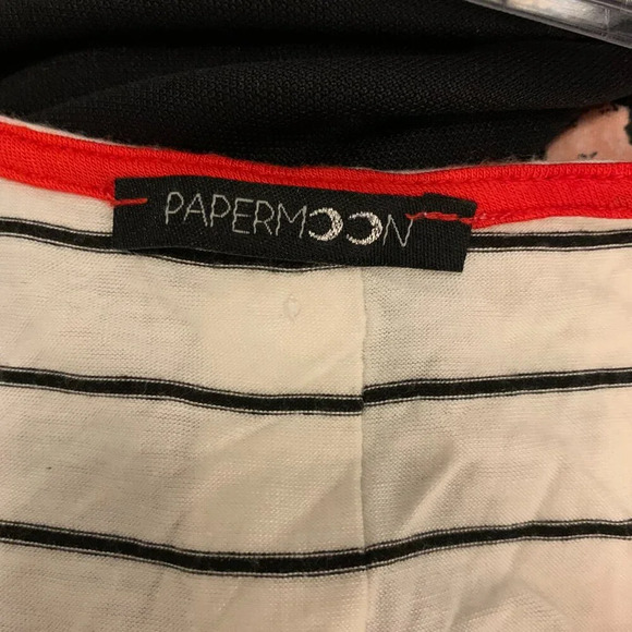 Papermoon black and white striped shirt - Picture 2 of 6